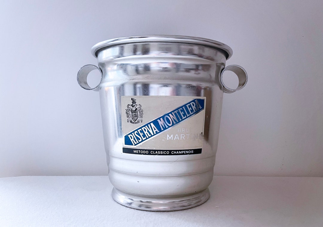 1980's Riserva Montelera Martini Brut Aluminium Ice Bucket Etsy