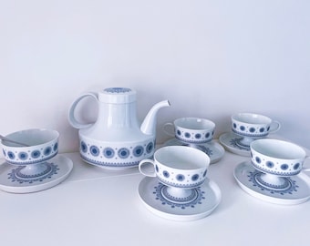 1960er Rosenthal "Eisblüte" Tee-/Kaffee-Set von Tapio Wirkkala