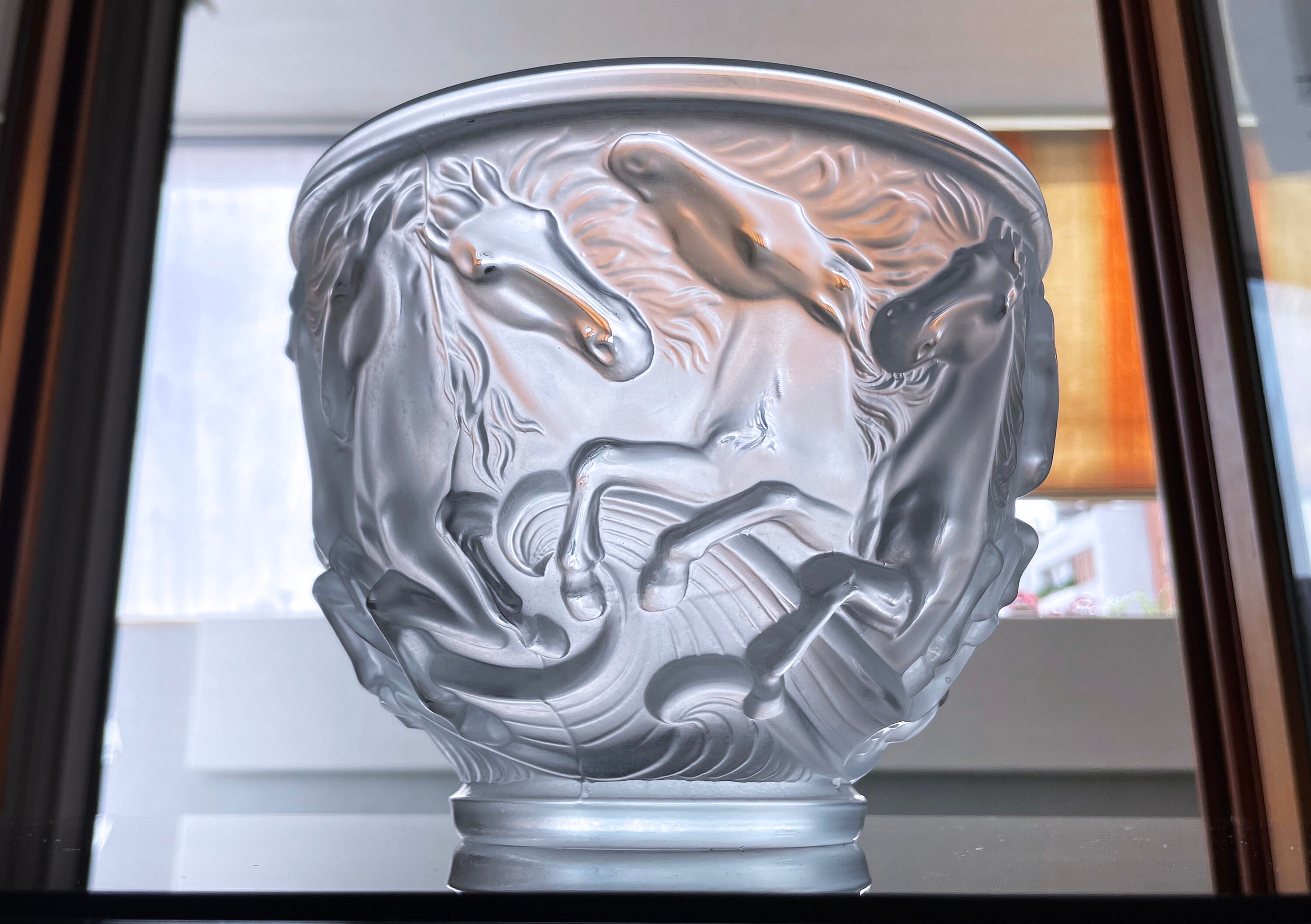 1930's Art Deco Satin Glass Vase 