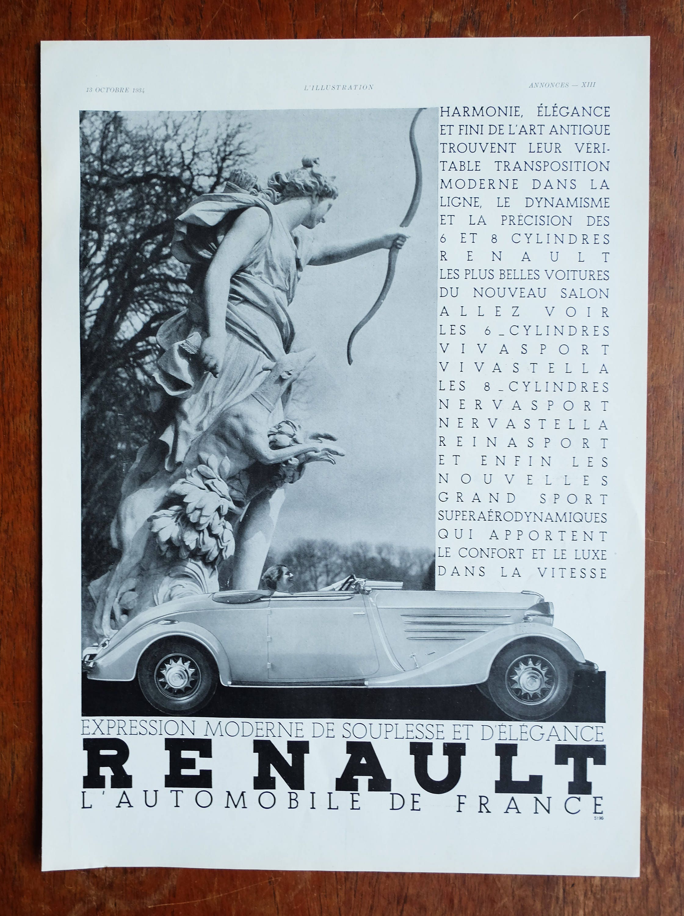 Renault 1930年代ヴィンテージ広告 Renault 1930年代ヴィンテージ広告 Renault 1930年代
