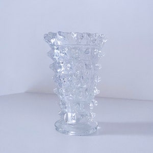 1930&#39;s Rostrato Murano Glass Vase by Ercole Barovier for Barovier & Toso