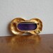 BROCHE FANTAISIE CHAT MÉTAL DORÉ - Bijou Vintage Paris Comptoirs De La Banquise