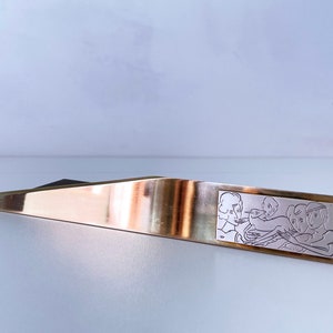 1970's Italian Sterling Silver and Brass Letter Opener - Boxed