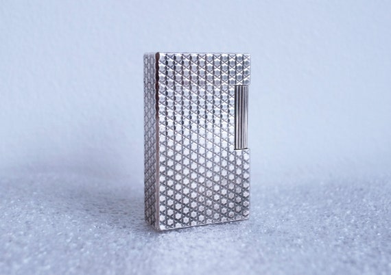 Vintage S.T. Dupont, Vintage Silver Plated Lighter - Etsy