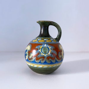 Art Deco Dutch Gouda Pottery small ceramic Jug