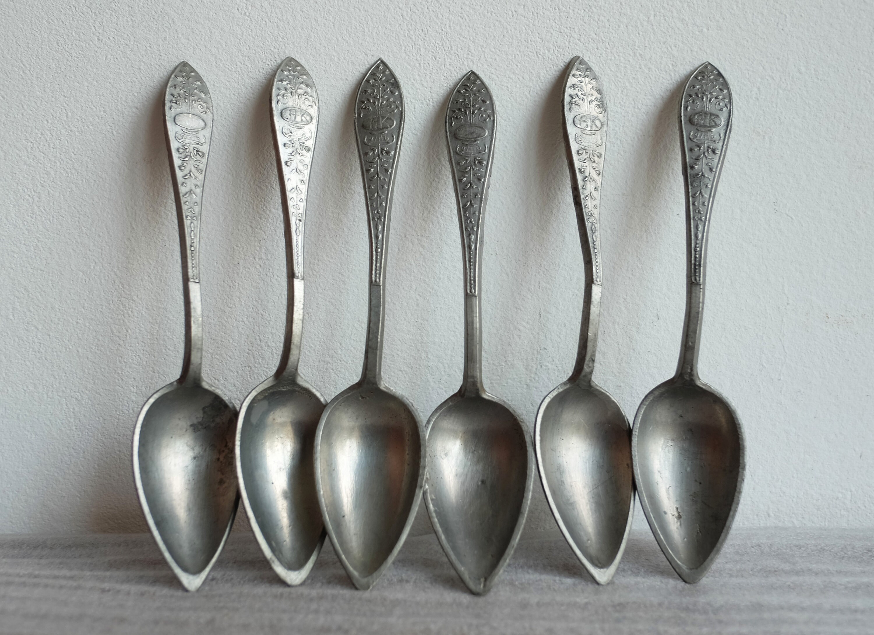18世紀のピューター製スプーン6本 - Etsy 日本