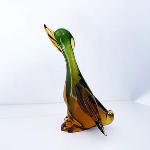 1950&#39;s Large Murano Sommerso Glass Duck by Archimede Seguso