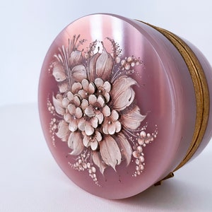 MURANO OPALINE FERRO ハイエナメル ハンドペイント 宝石箱 Ferro