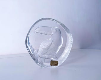 1980 年代のパースシャー ミルフィオリ ガラス ペーパーウェイト