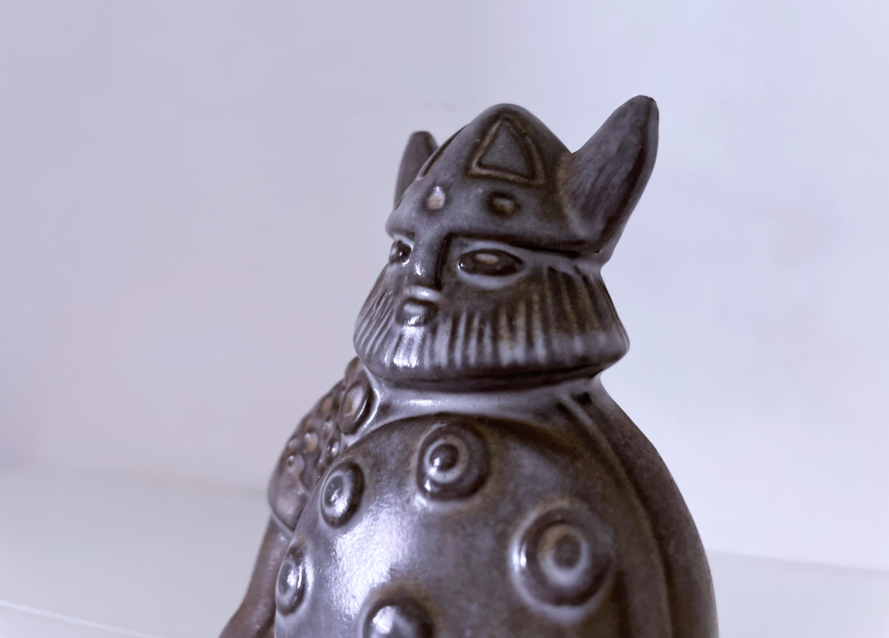 1960's Viking Figurine Designed by Taisto Kaasinen for Upsala