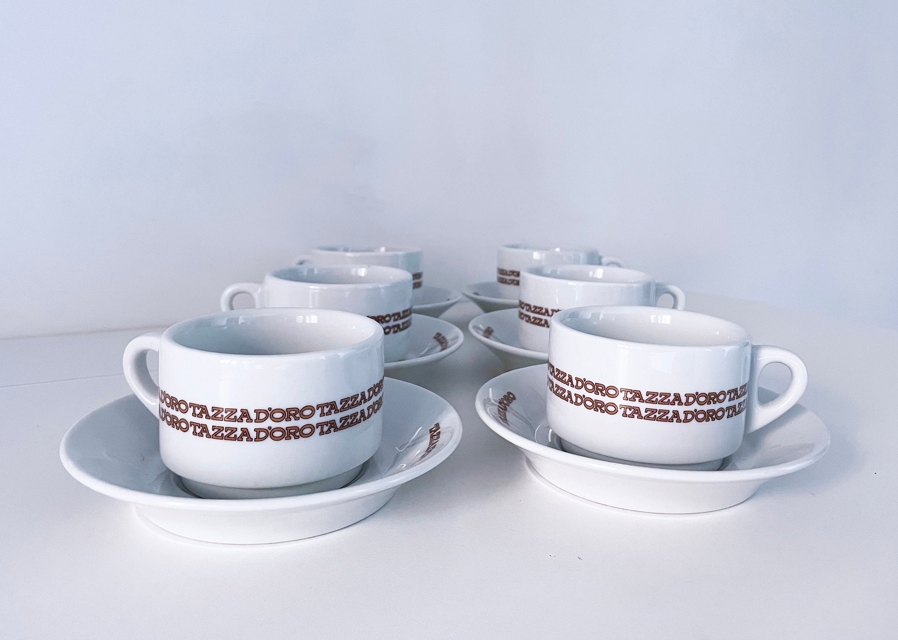 Fornasetti Strumenti Musicali カップ&ソーサー 1980年代 イタリア「タッツァドーロ」磁器カプチーノカップ＆ソーサー