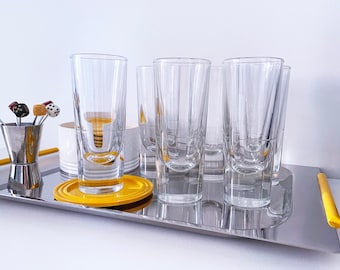 1960&#39;s Mid Century Italian Aperitif/Digestive Glasses - set of 6