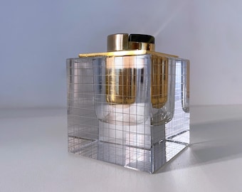 1970's Murano Cube Table Lighter attributed to Enzo Mari