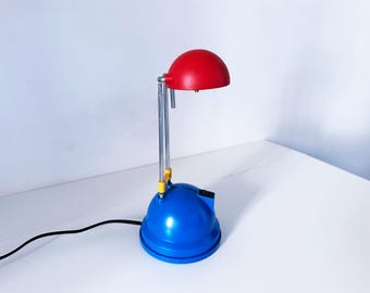 1980's Postmodern Memphis Milano style telescopic desk lamp