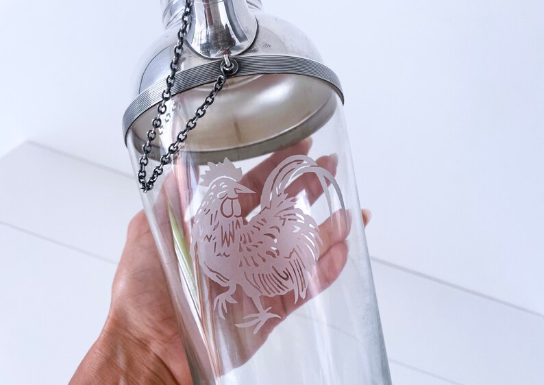 James Dixon & Sons Cockerel Cocktail Shaker