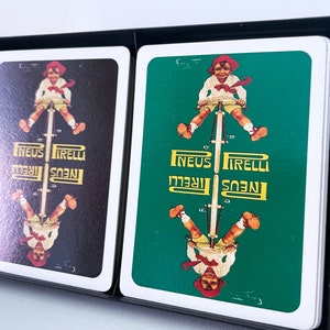 満点の negro Dal cards 日本 Etsy - トランプ