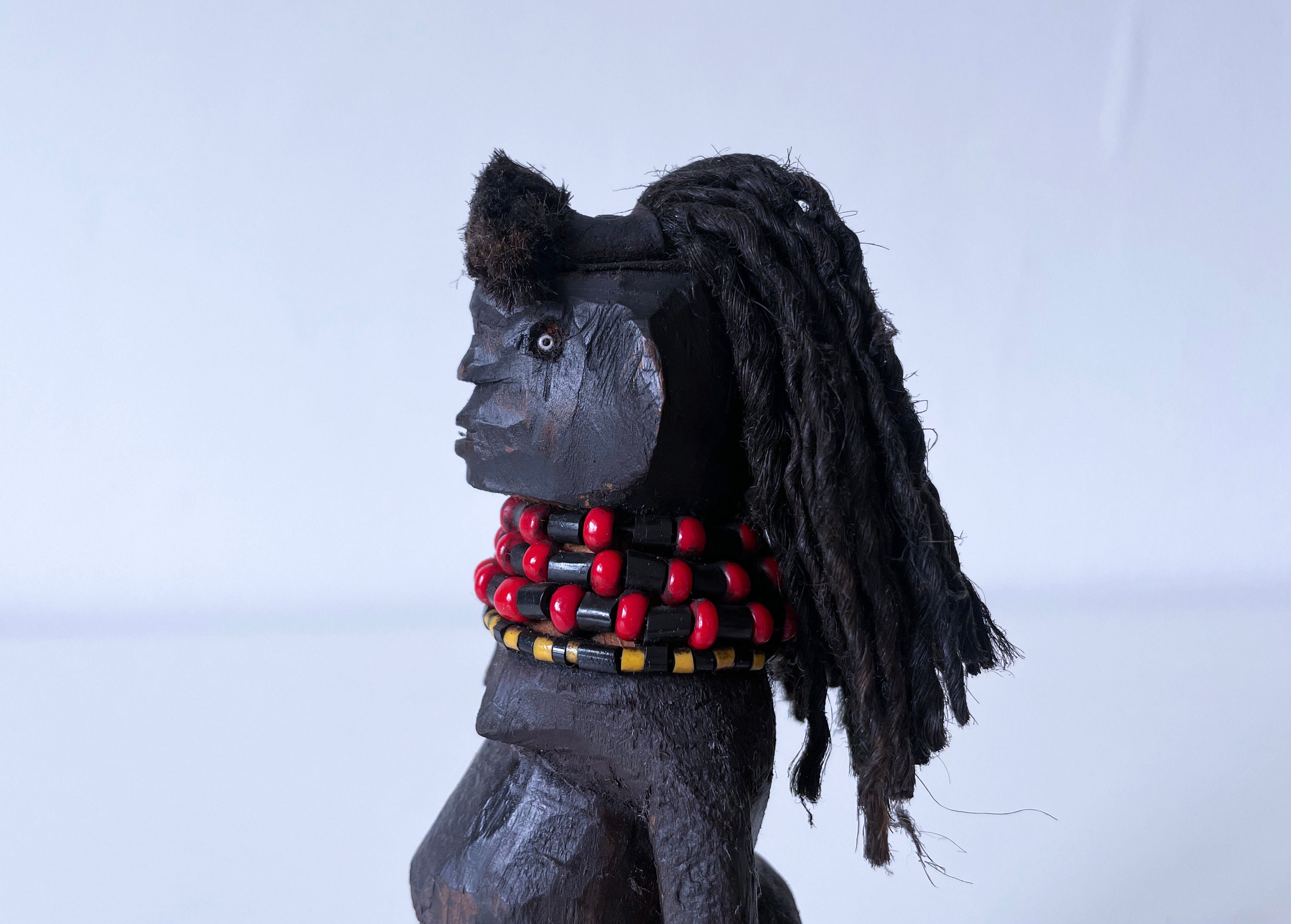 トゥルカナ人形 ケニア 1970 年代、ケニア北西部のトゥルカナ族が作ったイコク豊穣人形