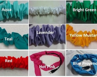 Fabric Cover Chandelier Lamp Chain Cable Cord CHOOSE Cream Red Blue Black Yellow