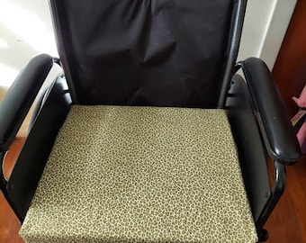 Wheelchair Seat Cushion Cover, Cub Cheetah With The Chosen Fabric and Foam