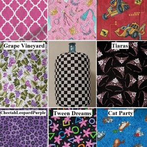 3 or 5 Gallon Cotton Fabric Water Bottle Dust Cover