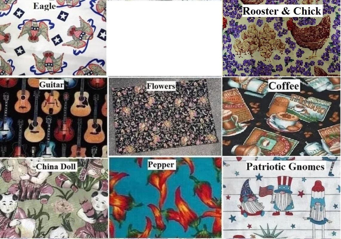 Glass Stove Top  Cook Top Cover Protector With the Chosen Fabric Bird Plane Pepper Flower Coffee