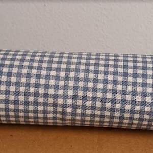 Cedar Filled Door Draft Stopper, Draft Snake, Draft Dodger Blue Wedgewood Check