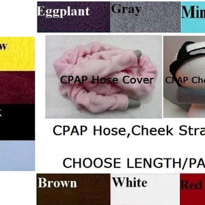 CPAP Hose Cover, Cheek Strap Cover Hugging Sleep Apnea Aid, With the ...
