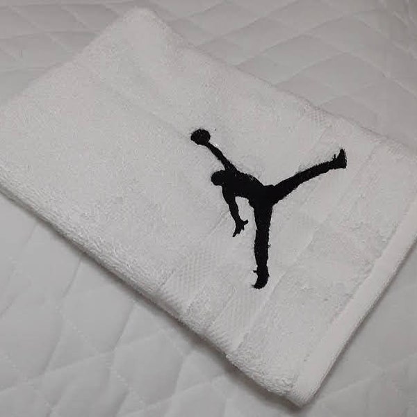 Embroidered Sport Towel Jump Man Air Michael Jordan