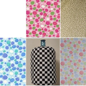 3 or 5 Gallon Decorative Fabric Water Bottle Dust Cover