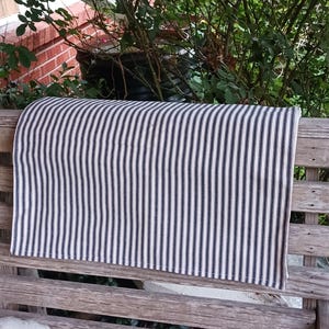 CHOOSE Chair Recliner Sofa Furniture Headrest Head Rest Cover Protector, Ticking Stripe Decorative Fabric