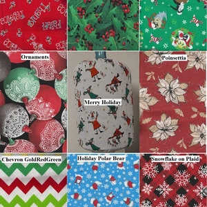 Holiday 3 or 5 Gallon Cotton Fabric Water Bottle Dust Cover Top Spout or Down Spout