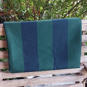 CHOOSE Chair Recliner Sofa Furniture Headrest Head Rest Cover Protector, Green/Navy Stripe Decorative Fabric