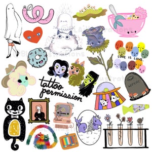 BLAillustrations Tattoo Permission - Permission to use my original illustrations as tattoo designs