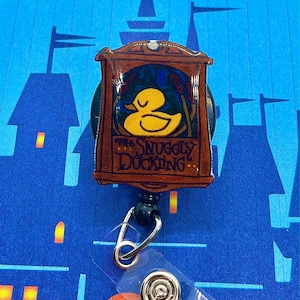 Sunggly Duckling Tangled Badge Reel, Rapunzel Badge Reel, Disney Badge Reel, Nurse Badge Reel, Badge Holder, Teacher Badge Reel