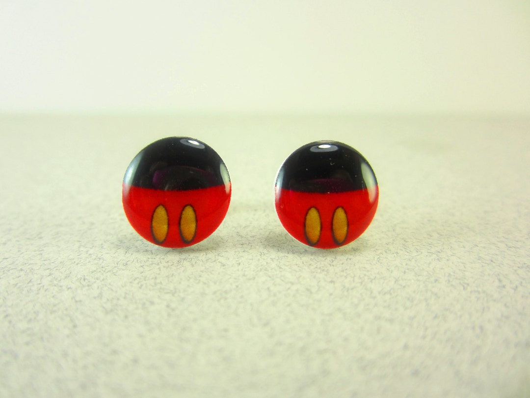 Mickey Mouse Earrings, Mickey Mouse Jewelry, Mickey Party, Mickey ...