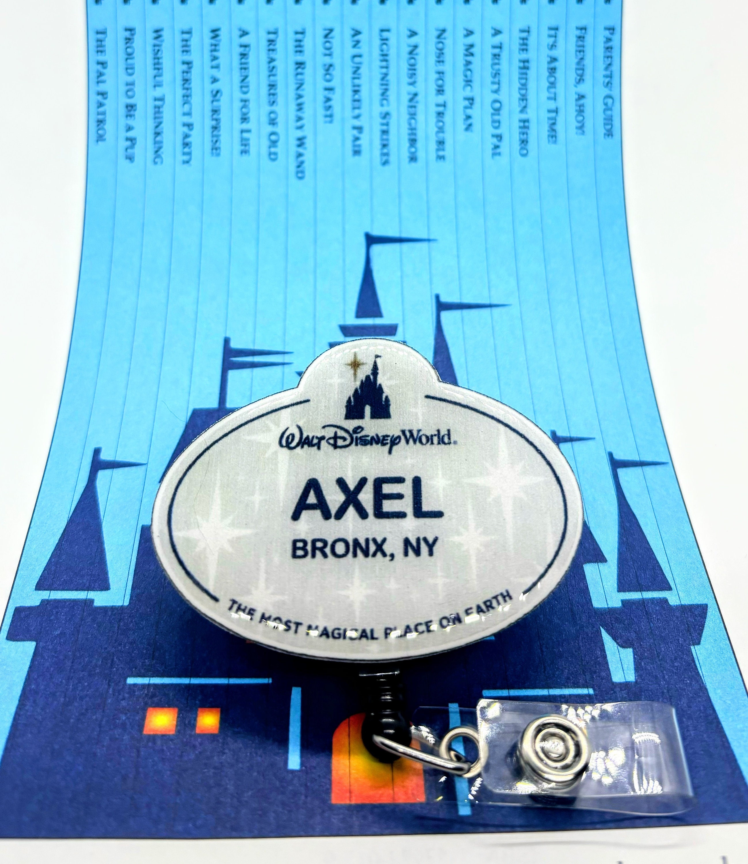 Customized Disney World Badge Reel | Cast Member Name Tag