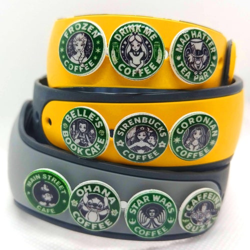 Disney Coffee House Magic Band Charms Magic Band Accessories Etsy