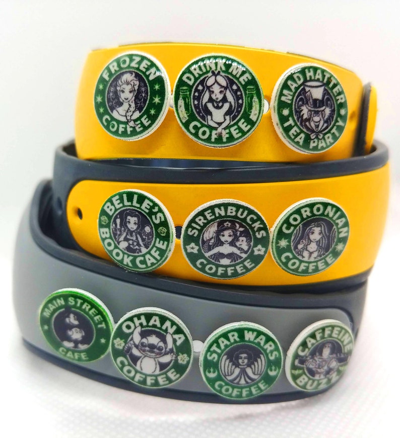 Disney Coffee House Magic Band Charms Magic Band Accessories Etsy