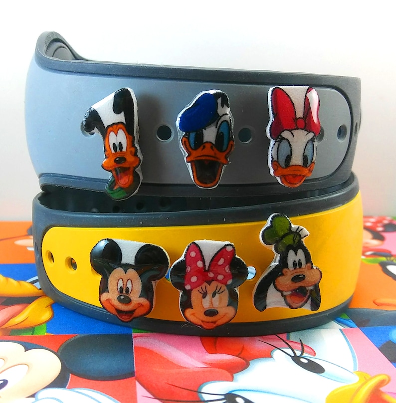 Mickey and Friends Magic Band Charms Magic Band Decals Etsy