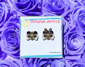 Disney Mickey & Minnie Safari Earrings | Animal Kingdom Studs