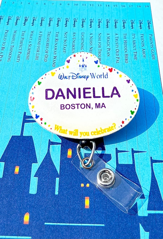 Customized Disney World Badge Reel Name Tag, Disney World Badge, Disney  World Button, Nurse Badge Reel, Badge Holder, Teacher Badge Reel