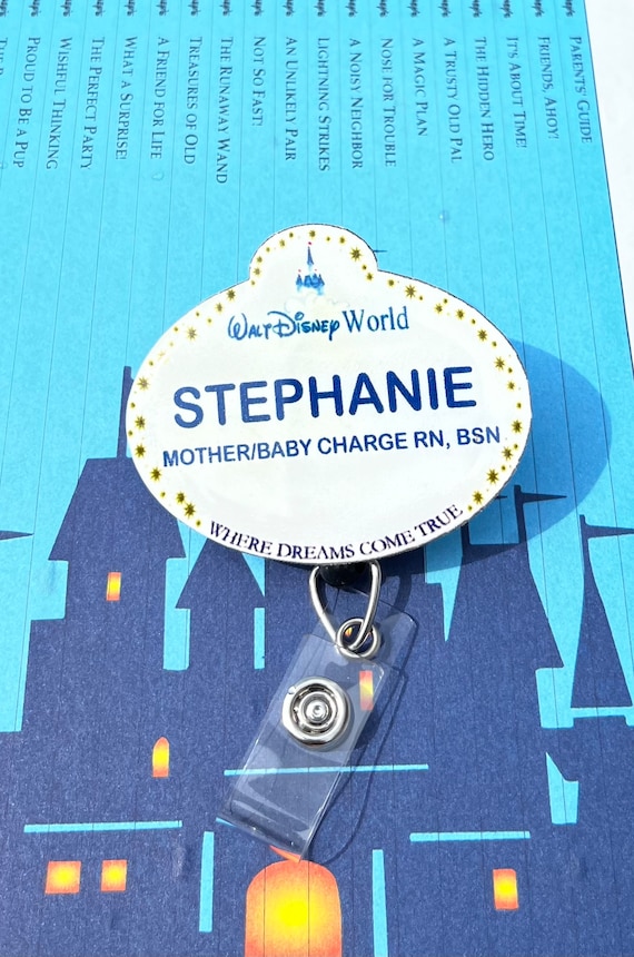 Customized Disney World Badge Reel Name Tag, Disney World Badge, Disney  World Button, Nurse Badge Reel, Badge Holder, Teacher Badge Reel