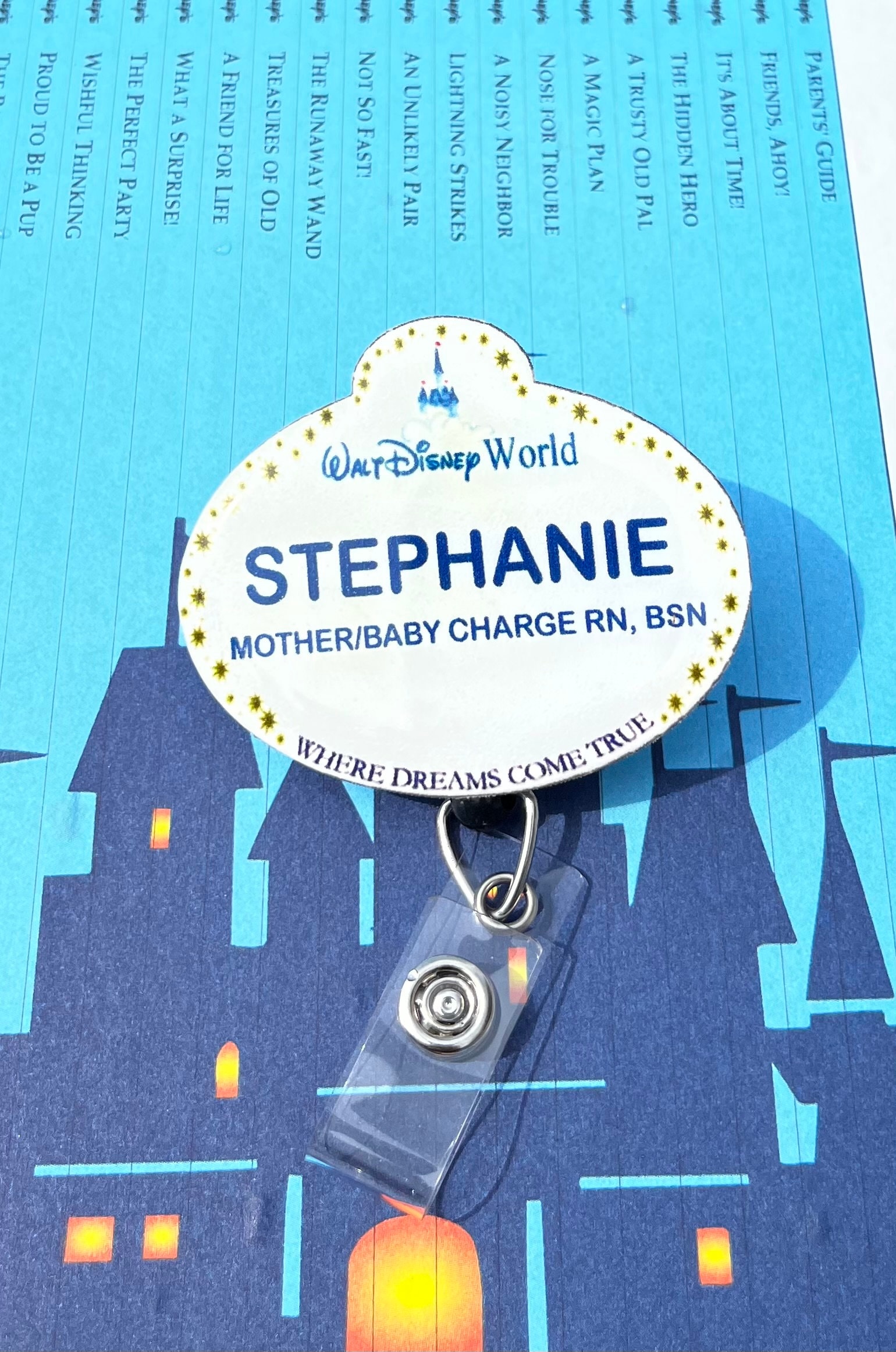 Customized Disney World Badge Reel Name Tag, Disney World Badge, Disney  World Button, Nurse Badge Reel, Badge Holder, Teacher Badge Reel 