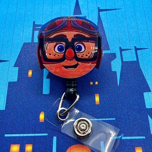 UP Carl Badge Reel, Disney World Badge, Disney Badge Reel, Nurse Badge Reel, Badge Holder, Teacher Badge Reel, Badge Charm, UP Gift
