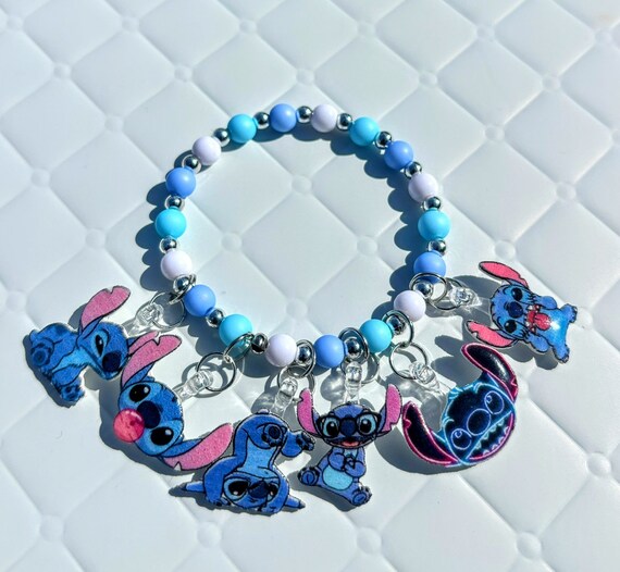 Stitch Charm Bracelet Stitch Jewelry Lilo and Stitch Lover Disney Bracelet Etsy Canada