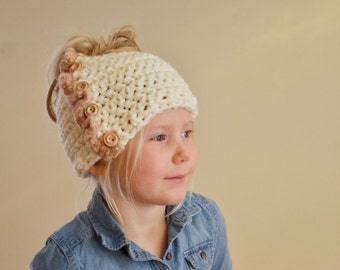Crochet Pattern - Bidni Beanie PDF Instant Download, Includes Sizes (Toddler, Child, Youth, Adult)