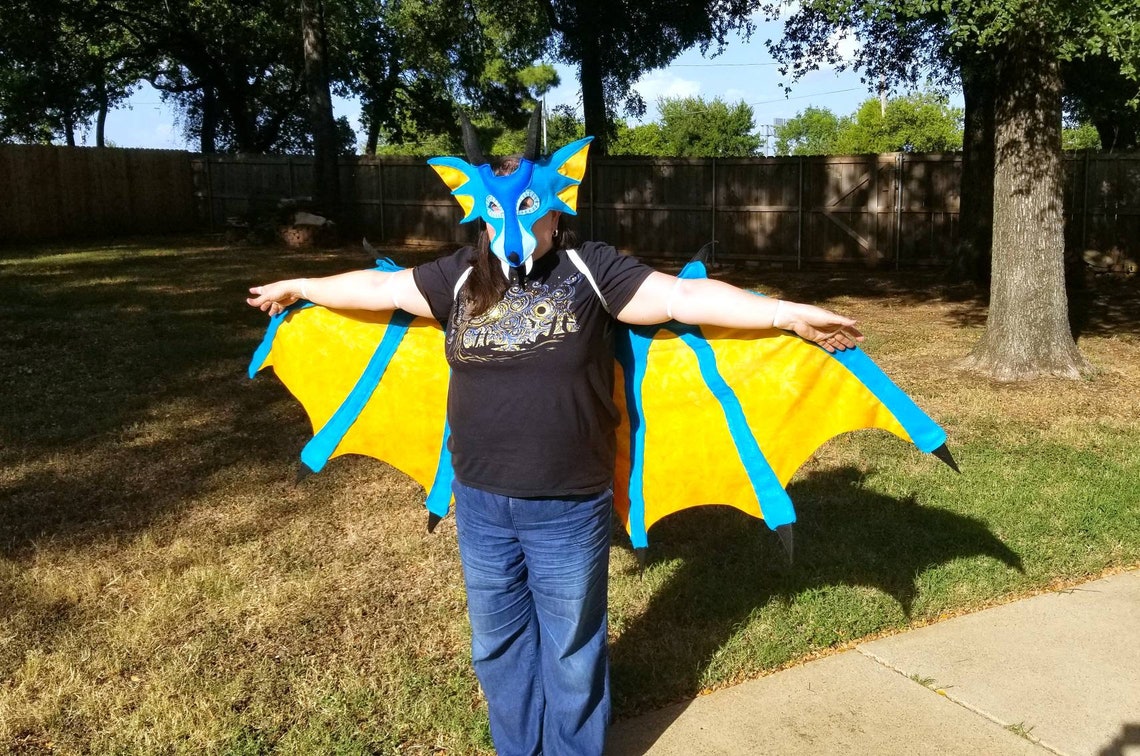 Dragon Wings of Fire Inspired Costume RainWing Glory Kids Age Etsy