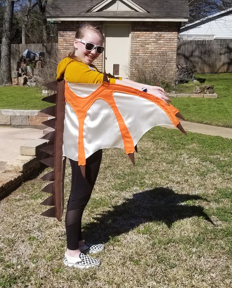Dragon Wings Of Fire Inspired Costume MudWing Clay Kids Age 4 to Adult