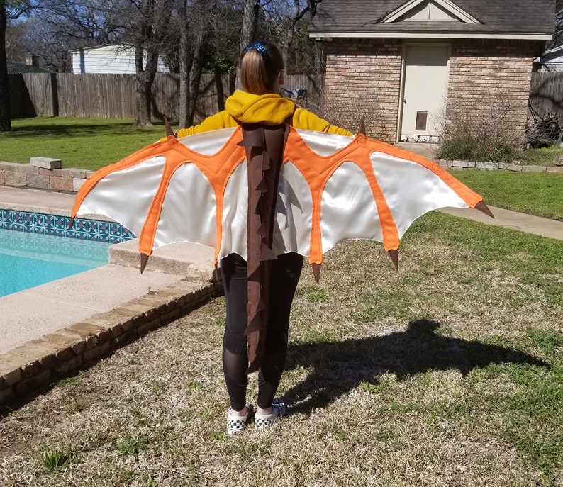 Dragon Wings Of Fire Inspired Costume MudWing Clay Kids Age 4 to Adult