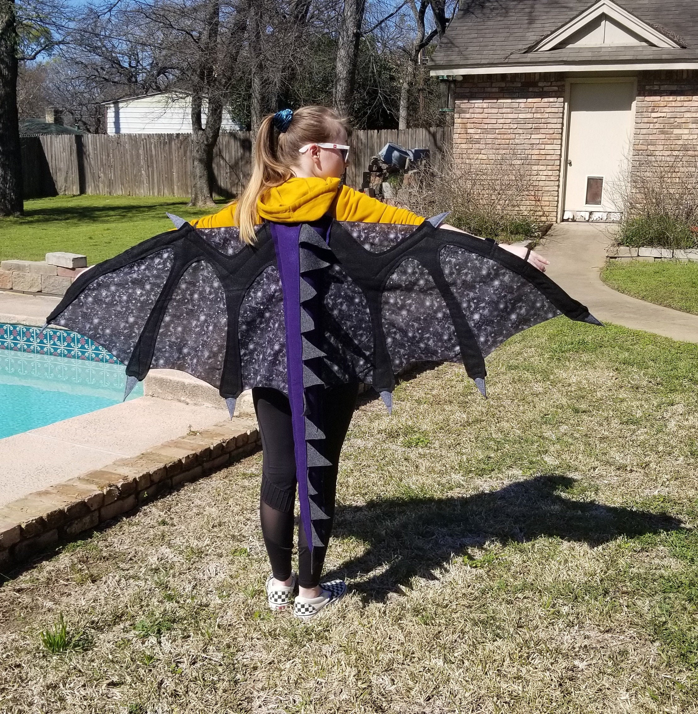 Dragon Wings Of Fire Inspired Costume Nightwing Kids Age To